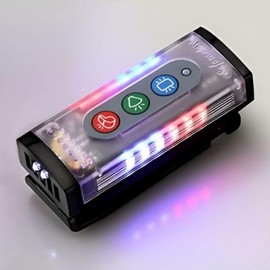 LED Self-Defense Electronic Whistle Alarm Personal Defense Item