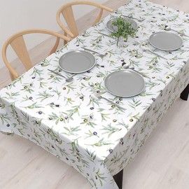 Style Decor W4701900 Tablecloth, 100% Cotton, Fashionable, Rectangle, Northern Europe, 47.2 x 59.1 inches (120 x 150 cm), Standard, Olive Green,