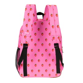 AEROPOSTALE Upgraded Fieldtrip Backpack for Girls - Womens Bag for Everyday Use, Daypack for Travel (Strawberry Fields)