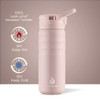 IDEUS Vacuum Insulated Water Bottle, 18 oz Stainless Steel Water