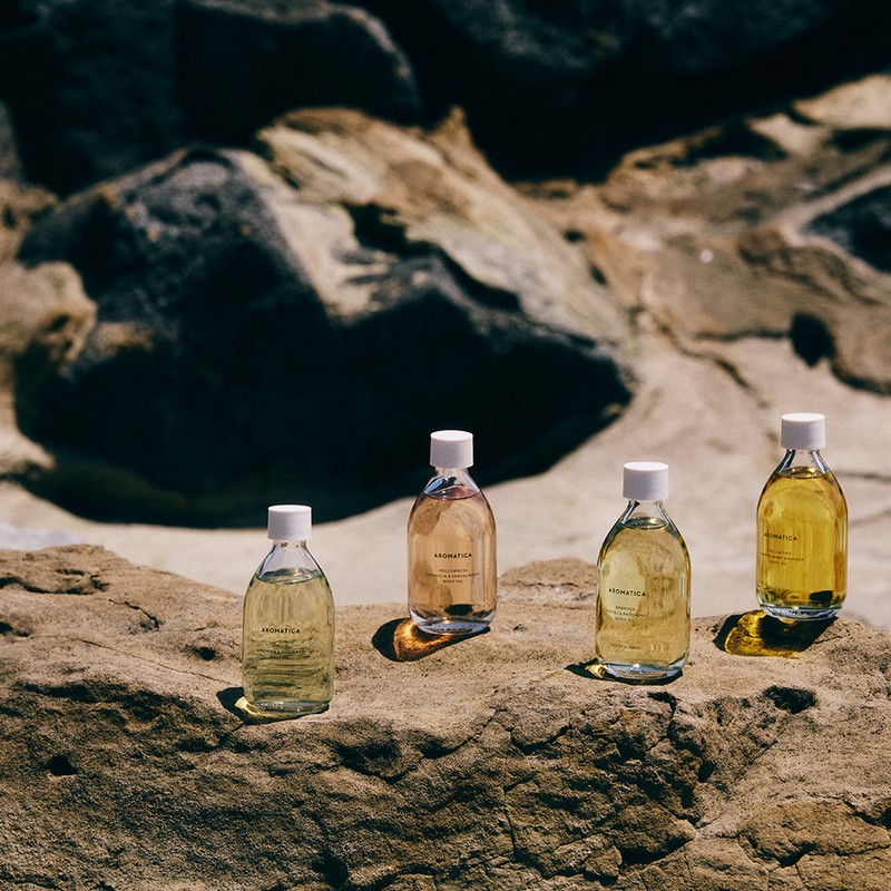 Aromatica Body oil to help you relax completely and let