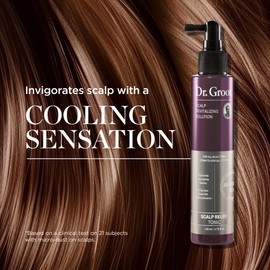 Dr. Groot Dr. Groot Scalp Relief Tonic, Korean Hair Care with Chamomile, Niacinamide, Menthol, Rosemary Oil, Moisturizing Biotin Spray, Antioxidant Formula, for Dry Scalp, Kbeauty Scalp Revitalizing Solution