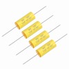 sourcing map 4Pcs 3.3uf Frequency Divider Capacitor, 250V Axial Audio