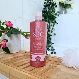 SBC Skincare SBC Skincare Hydra-Collagen & Geranium Body Wash 500ml - Indulgent Collagen Bubble Bath or Shower Gel