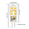 HUAMu G4 LED Light Warm White 3000K 200 Lumens 2W