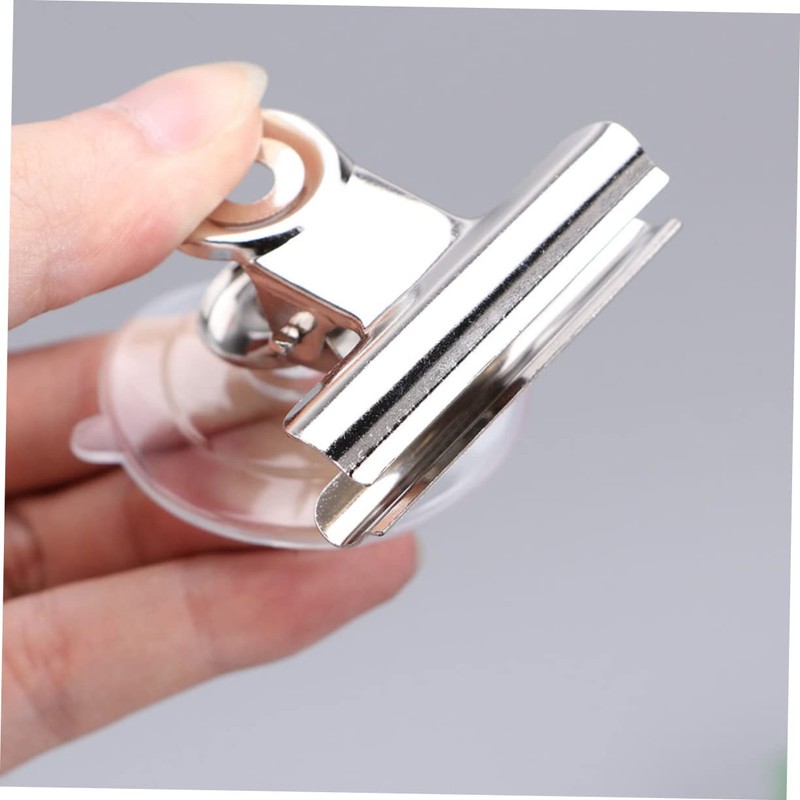 ARTIBETTER 6pcs Suction Cup with Clip for Hanging Coat Suction