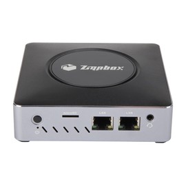 Zignbox GL01V2 Fanless Mini PC Intel Celeron N4000 Processor Up to 2.6GHz 4GB RAM 120GB SSD Dual HDMI Dual LAN Windows 10 Pro