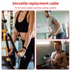 Topfinder Gym Cable Wire, Cable Pull, Lat Pull Rope, Steel