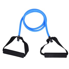 ZJchao Ligas de Resistencia Fitness Banda de Tubo de Cable de Ejercicio con Asas Crrea Theraband Pliates de Entrenamiento(Azul)