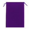 Mandala Crafts 6x9 Purple Velvet Drawstring Bags - 50 Large