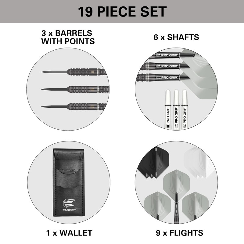 Target Darts Ares 24G Tungsten Steel Tip Dart Set Darts