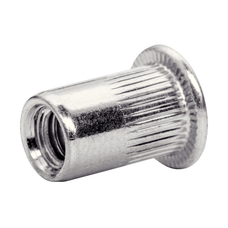 Rapid Rivet Nuts M8, 0.5-3.5 mm Clamping Range, 20 Pieces,