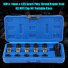 16Pcs 14mm x 1.25 Spark Plug Thread Repair Tool Kit