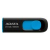 ADATA Memoria Flash UV128 256GB USB 3.0 Negro/Azul (AUV128-256G-RBE)