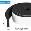 Foam Strips with Adhesive, 2 Inch Wide X 1/2 Inch