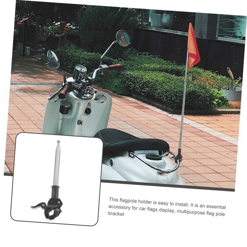 OFFSCH Stable Car Flag Pole Bracket Base Outdoor Flag Pole