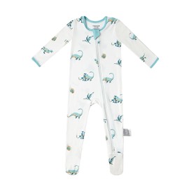 BubblePanda Rayon Made From Bamboo Baby Pajamas Baby Clothes for Boys Girls 18-24 Months Unisex Zip-Front Non-Slip Onesie One-Piece Sleeper Footed Pjs Footie Sleep N Play Jumpsuit Long Sleeve