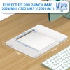 CaSZLUTION Acrylic Stand Base Widener for 24-inch iMac 2021-2024 M1/M3/M4