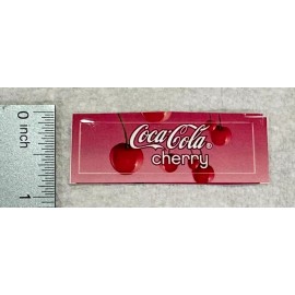 Coke Soda Valve Sticker Cherry Coke, Coca-Cola CHERRY COKE USA, Part# 13694-B