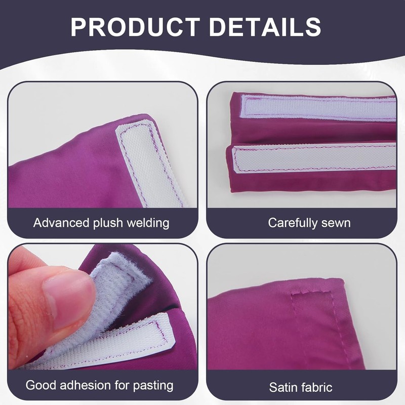 6 Packs CPAP Headgear Strap Covers, Universal and Reusable Comfort