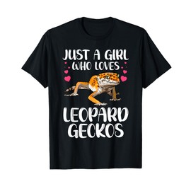 Cool Leopard Gecko For Girls Women Pet Lizard Reptile Lovers T-Shirt