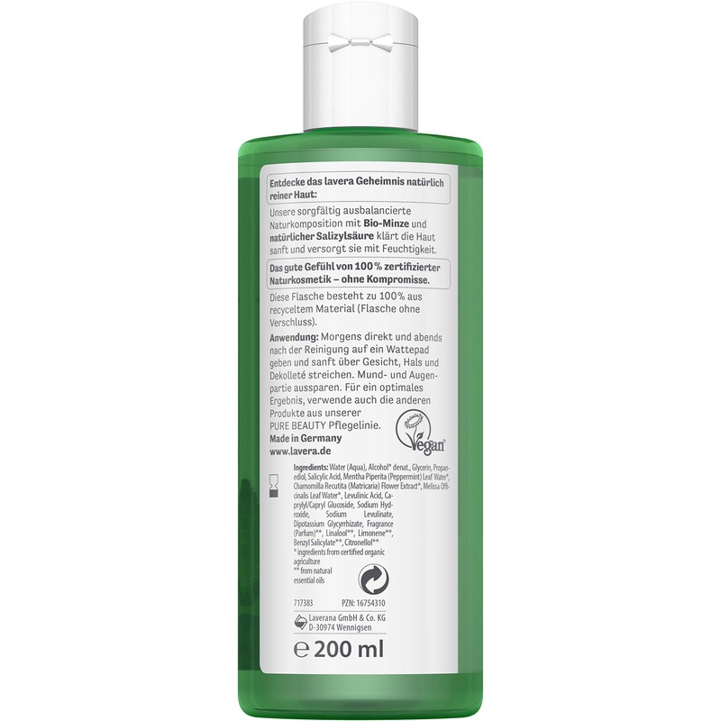 Lavera Vegan Facial Toner 200 ml