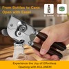 Upgraded Efficient Manual Can Opener - Selected Solid Wood Handle,