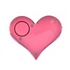 Self Defense Alarm Heart Shape Security Protect Personal Alert(Red)