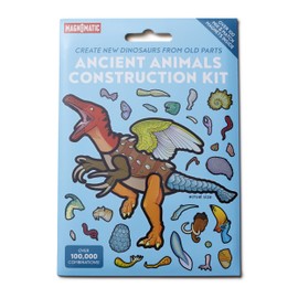 MAGNOMATIC Ancient Animals Construction Kit - Funny Fridge Magnet Creature Creation Kit
