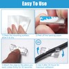 40PCS Strong Adhesive Cable Clips Clear, Premium Wire Holders for