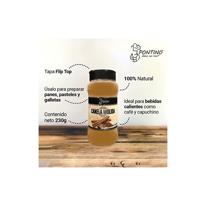 Pontino Canela molida, 230 g