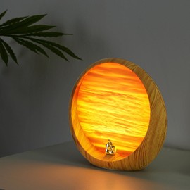 mamre Sunset Lamp - Unique Table Lamp Gift Idea for Anniversary, Valentine's Day, Birthdays - Perfect Home Decoration for Women and Men