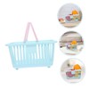 ULTECHNOVO Compact Storage Basket Handle for Organizing Toys Bathroom Essentials