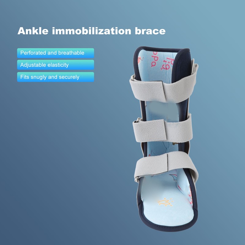 Kids Ankle Brace Comfortable Breathable Adjustable Child Walking Boot for