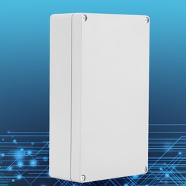 Junction box, surface-mounted junction box for wet rooms, 200 x 120 x 55 mm, jet-protected cable junction box, IP65, junction box