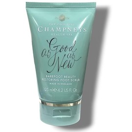 Champney Health Spa | Barefoot Beauty Restoring Foot Scrub - As Good As New | Combinig Tea Tree Oil, Peppermint & Spearmint with Exfoliating Beads, Just as Good as a Visit to One of Our Spas | 125mL