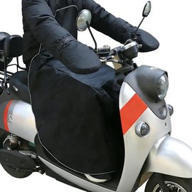 Cokomono Leg Protection Scooter, Moisture Protection for Scooter, Universal Weather Protection Rain Cover Winter for Scooter Riders, Black