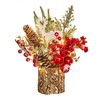 MYELLU Small Artificial Christmas Tree Christmas Decoration - Mini Christmas