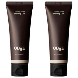 OBge Gentle Finish Shaving Gel, 80g, 2 pcs / OBge 젠틀 피니쉬 쉐이빙젤, 80g, 2개