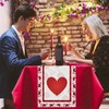 Valentine's Day Heart Table Runner 72 x 13 Inch Decorations,