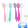 Wopanxye 120 Pack Cosmetic Spatula, Small Plastic Spoon for DIY