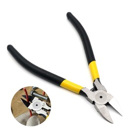Wire/Side/line Cutters for Crafting,Flush,Ultra Sharp Spring-Loaded Route Cutters for Jewelry Making,Flush Cut Pliers,Filament Cutter,Floral Route Cutter,Snips(Size:1)