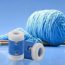 Pack of 4 Plastic Knitting Needles Row Counter 2 Sizes Popular Blue Red Knitting