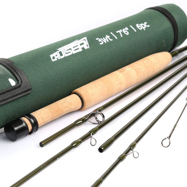 M MAXIMUMCATCH Maxcatch Cruiser Travel Fly Fishing Rod; 2/3/4wt 6