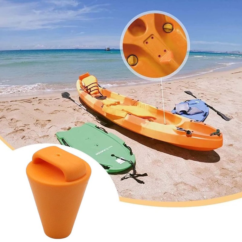 Namvo 6pcs Kayak Scupper Stopper, Kit TPE Kayak Bungs Drain