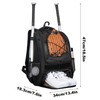 Kids Baseball Bag, Softball Backpack with Shoe Compartment Boys Baseball