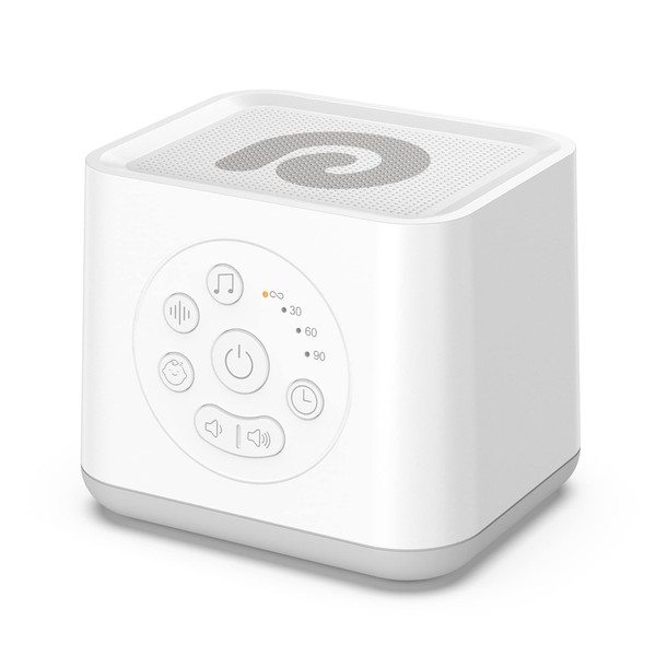 White Noise Machine, Dreamegg D8 White Noise Machine for Adults Baby Kids, White Noise Sound Machine with 21 Soothing Sounds Therapy for Sleeping Nursery Home Office Travel, Timer, Memory Function