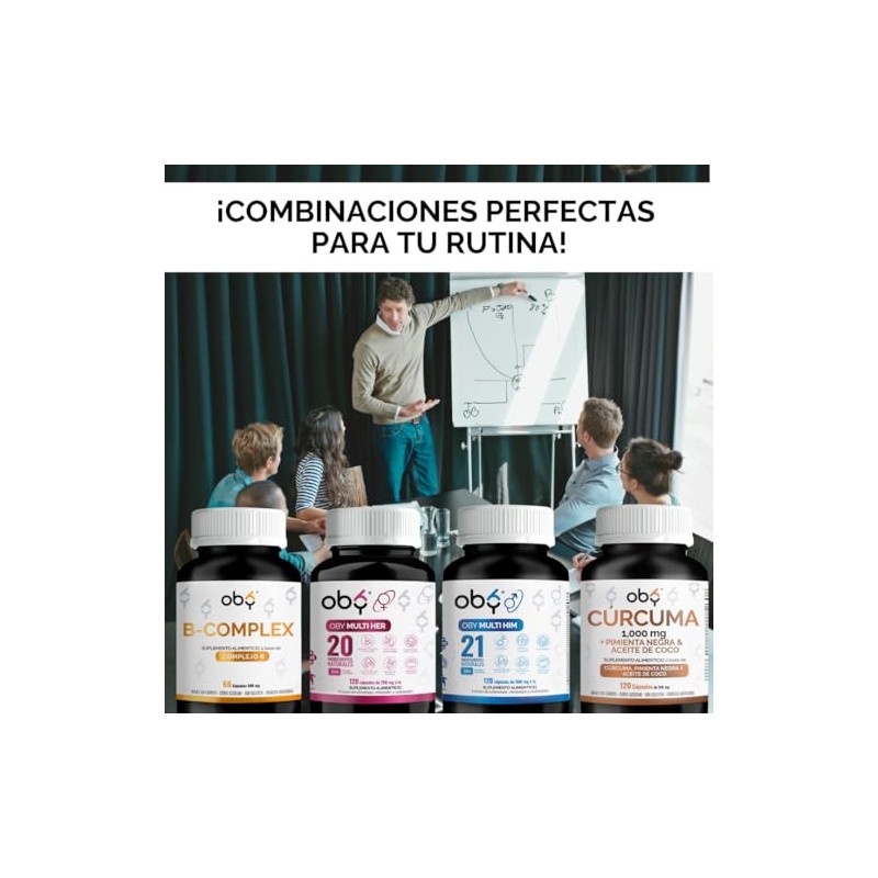 Oby Melena de Leon 1000mg Max Potenciado con Vitamina C