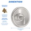 Replacement for Moen T2151BN Brantford Posi-Temp Valve Trim Kit, Brushed
