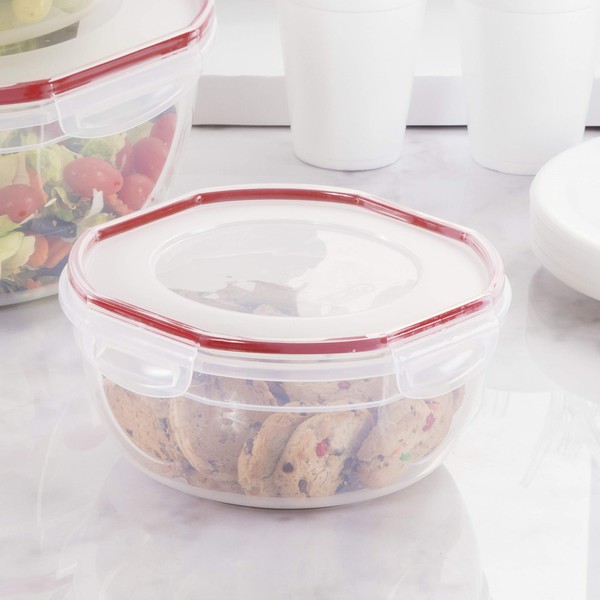 Sterilite 0 Ultra-Seal 2.5 Quart Bowl, Clear Lid & Base